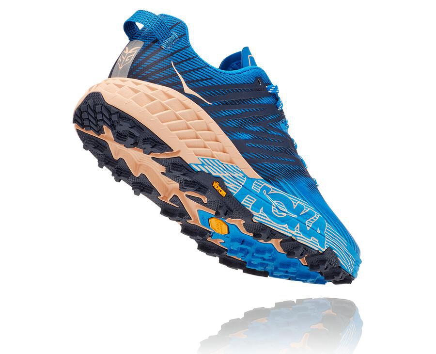 Hoka One One Trainers Womens Blue - Speedgoat 4 - 53481UXNO